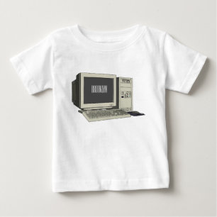 Computer cartoon illustration baby T-Shirt