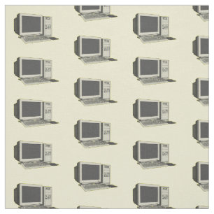Computer cartoon illustration fabric