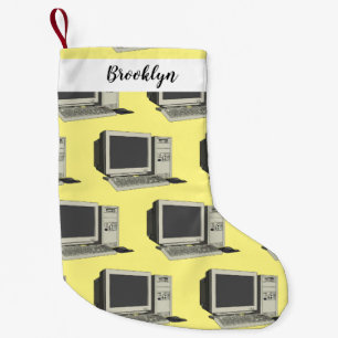 Computer cartoon illustration small christmas stocking