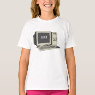 Computer cartoon illustration  T-Shirt