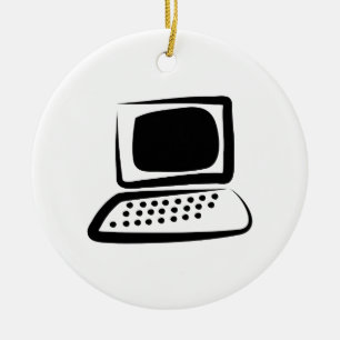 Computer Ceramic Ornament