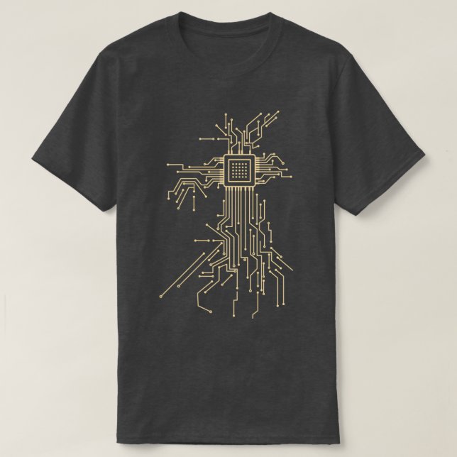 Computer Chip  T-Shirt (Design Front)