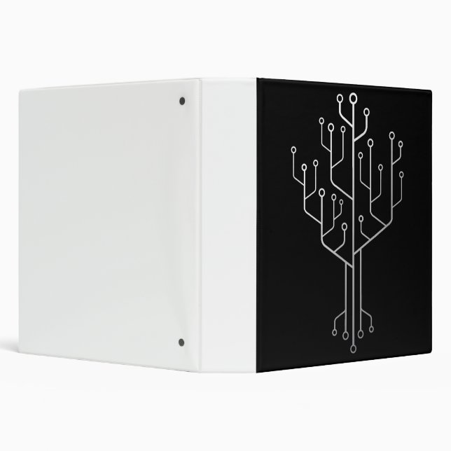 Computer Chip Tree Programmer Coder Engineer Tech Binder (Background)