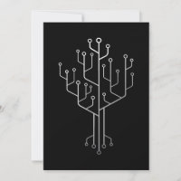 Computer Chip Tree Programmer Coder Engineer Tech