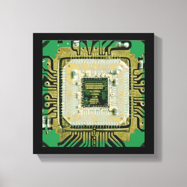 Computer Chip Wall Art (Front)