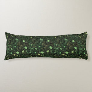 Computer circuit background body pillow