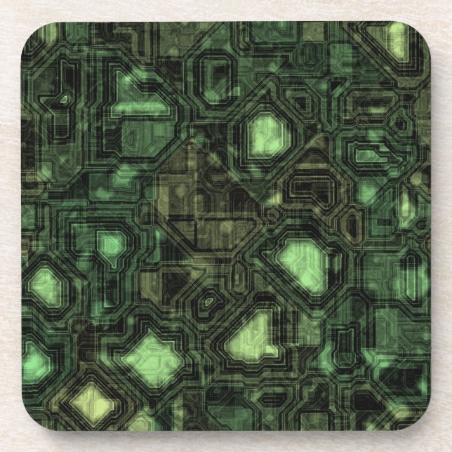 Computer circuit background coaster (Front)