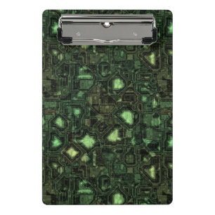 Computer circuit background mini clipboard