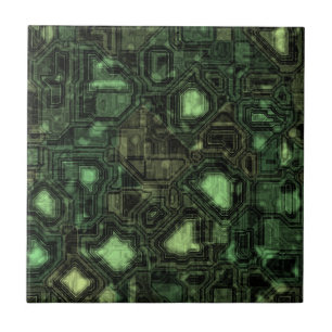 Computer circuit background tile