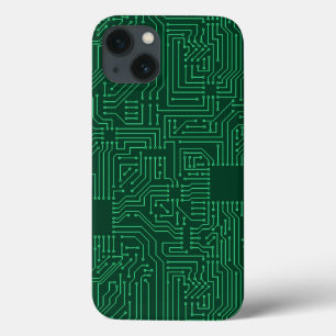 Computer circuit board iPhone 13 case