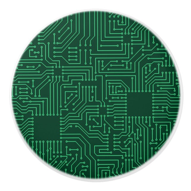 Computer circuit board ceramic knob (Front)