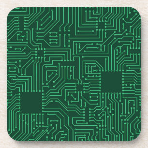 Computer circuit board coaster