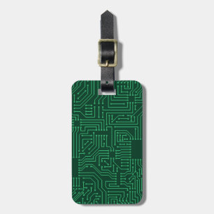 Computer circuit board luggage tag