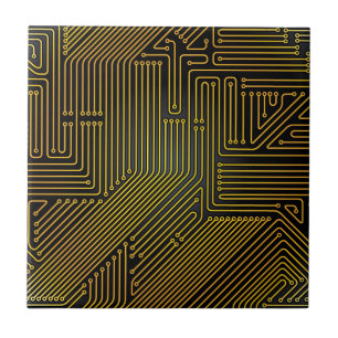 Computer circuit board pattern tile