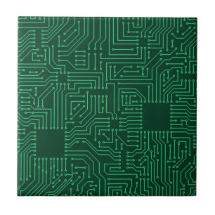 Computer circuit board tile