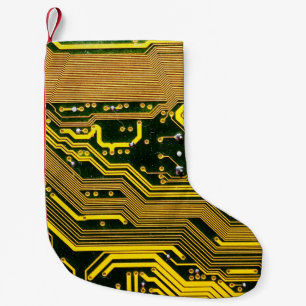 computer circuit boardtelecommunication,abstract,a small christmas stocking