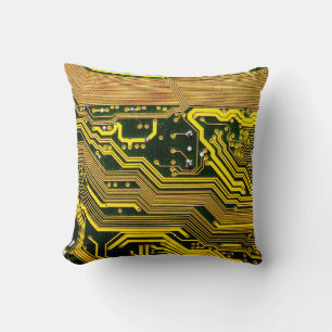 computer circuit boardtelecommunication,abstract,a throw pillow