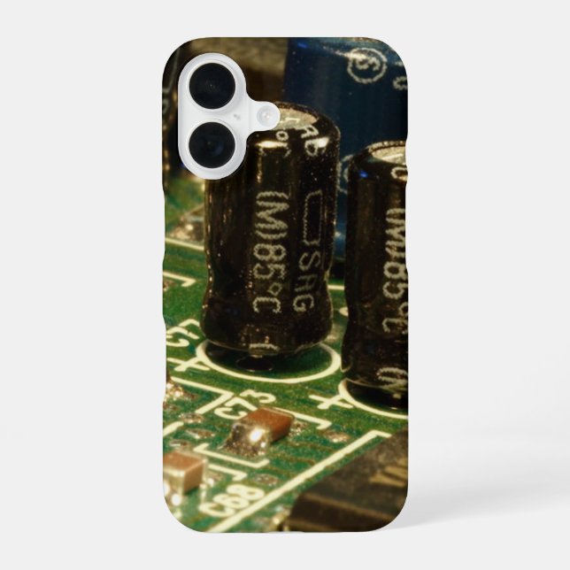 Computer Circuits for Technophiles iPhone 16 Case (Back)