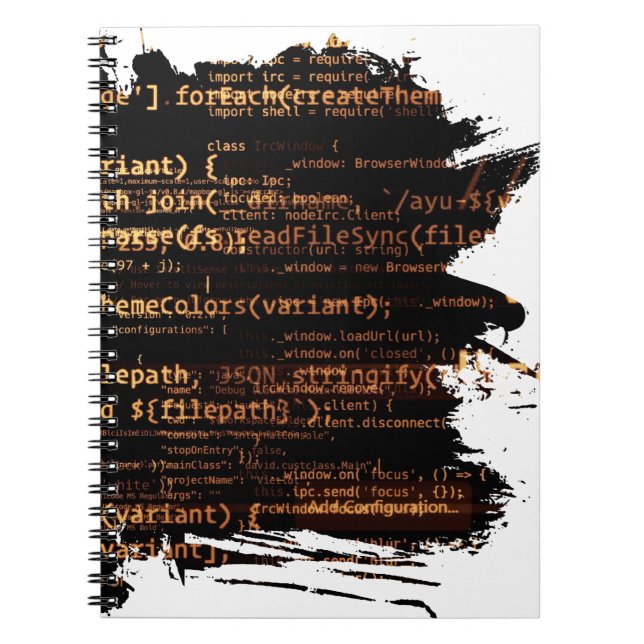 Computer code notebook (Front)