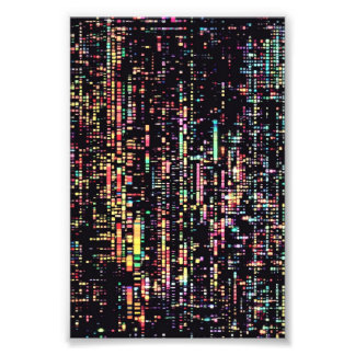 computer code written in smole photo print