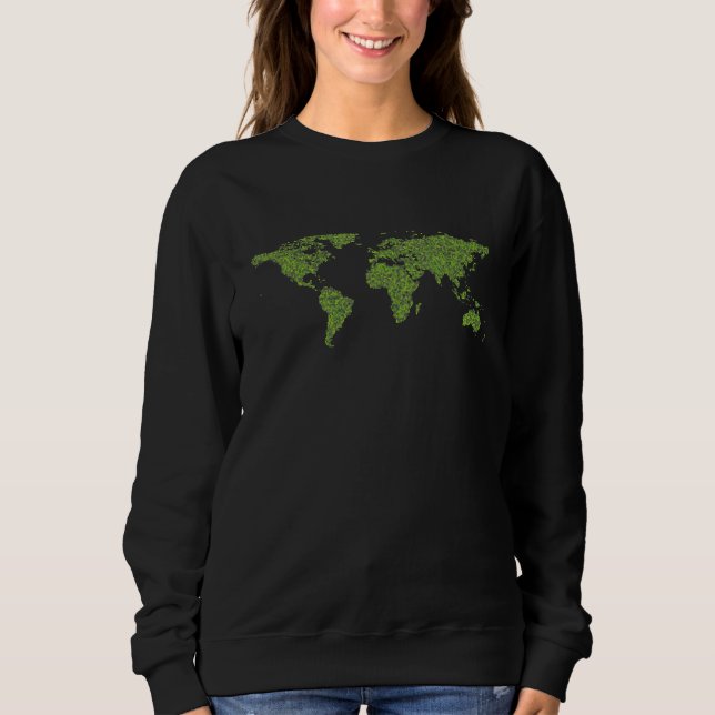 Computer Coding Programmer Binary World Sweatshirt (Front)