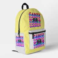 Computer Controller Gamer Typography repeated text