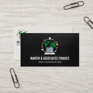 Computer Data Analyst   Tech Info Business Card