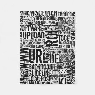 Computer Dictionary... Fleece Blanket