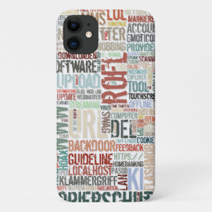 Computer Dictionary in Colours iPhone 11 Case