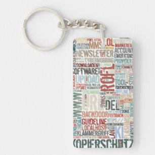 Computer Dictionary in Colours Keychain
