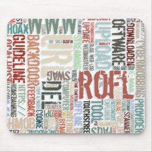 Computer Dictionary in Colours Mouse Pad