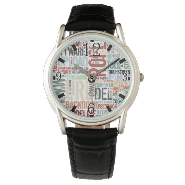 Computer Dictionary in Colours Watch (Front)