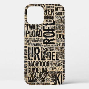 Computer Dictionary - vintage iPhone 12 Case