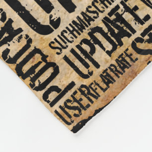 Computer Dictionary - vintage Fleece Blanket