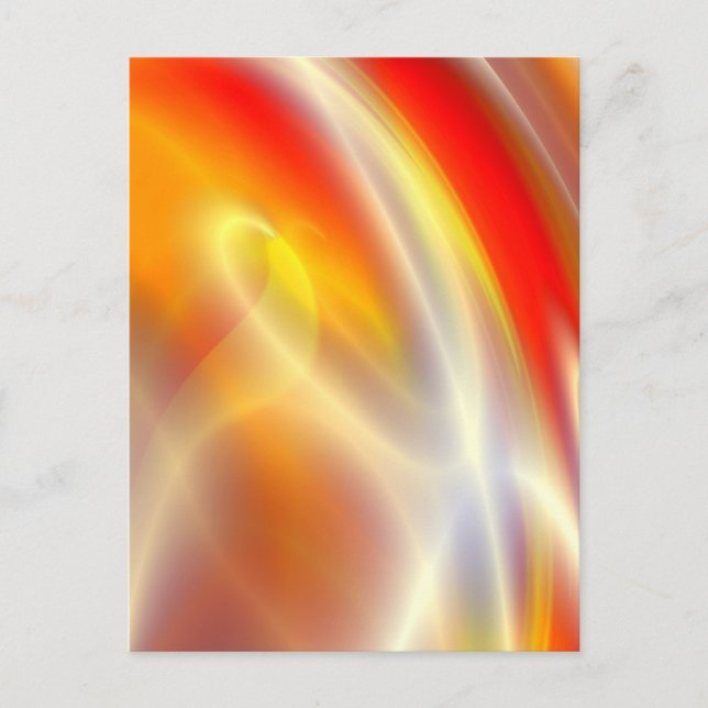 Computer Digital Abstract Painting Postcard (Front)
