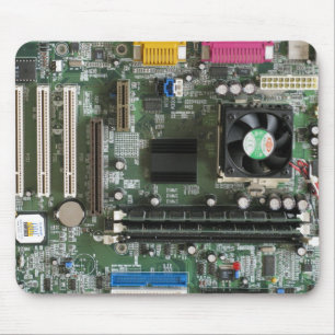 Computer electronics old Motherboard Mousepad