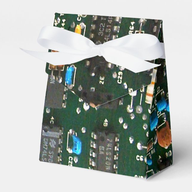 Computer Electronics Printed Circuit Board Favor Box (Front Side)