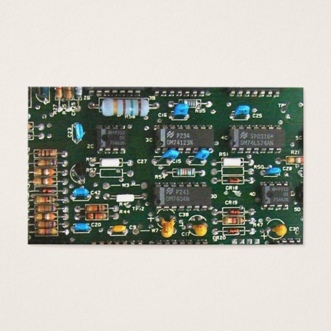 Computer Electronics Printed Circuit Board Image (Front)