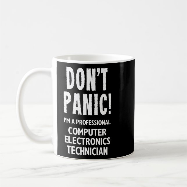 Computer Electronics Technician  Coffee Mug (Left)