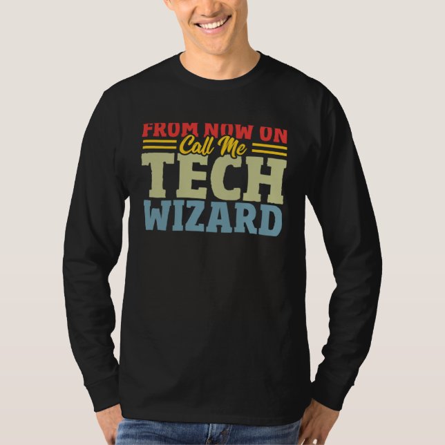 Computer Engineer IT Tech PC Specialist Computer R T-Shirt (Front)