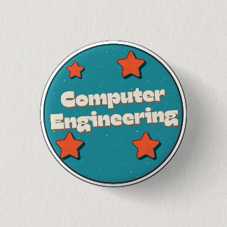 Computer Engineering 1 Inch Round Button