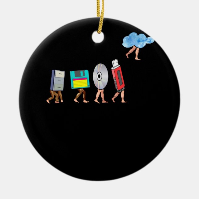 Computer Engineering Definition Geek Programmer Ceramic Ornament (Front)