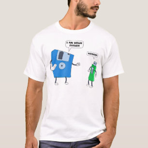 Computer Engineering I Mens Father Son Floppy Dis T-Shirt