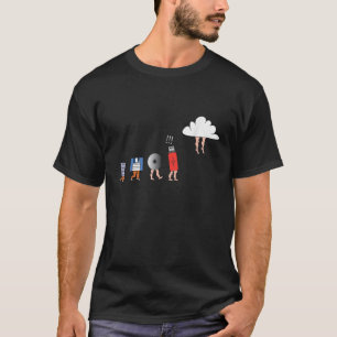 Computer Evolution Diskette USB Cloud Storage Serv T-Shirt