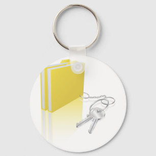 Computer file keys document security concept keychain