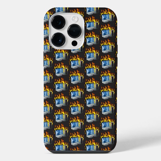 Computer Fire iPhone / iPad case (Back)