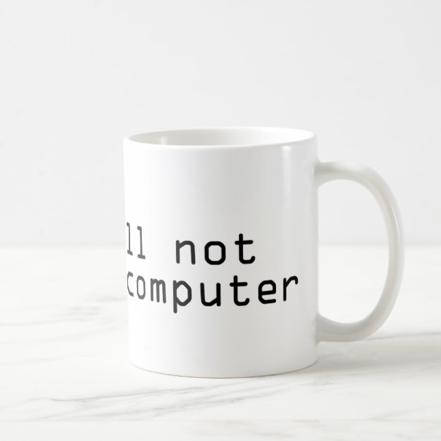 Computer Fixer Coffee Mug (Right)