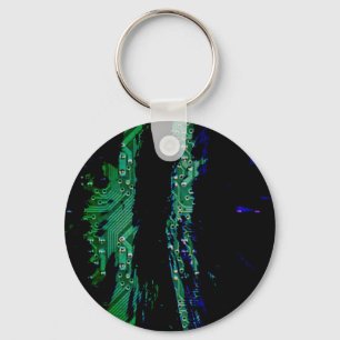Computer Flare Keychain