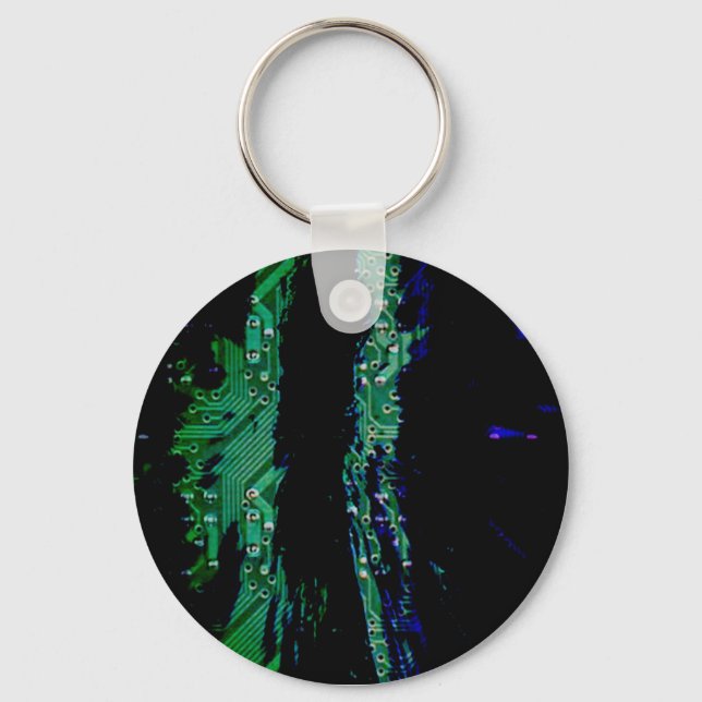 Computer Flare Keychain (Front)