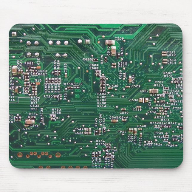Computer Geek Circuit Mouse Pad (Front)